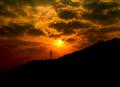 Hide & seek played by the hills & the sun everyday