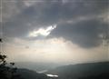 Last rays of a cold December sun light up Lavasa